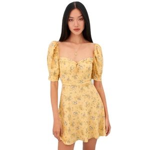 Reformation Floral Mini Dress